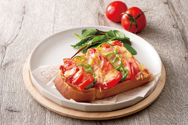 ジューシートマトのピザトースト