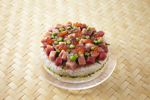 まぐろのケーキ寿司