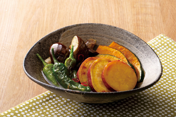 秋野菜の焼き浸し