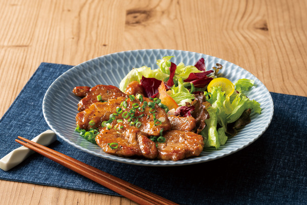 薬味で食べる！豚ひれ肉のゆずぽん甘酢
