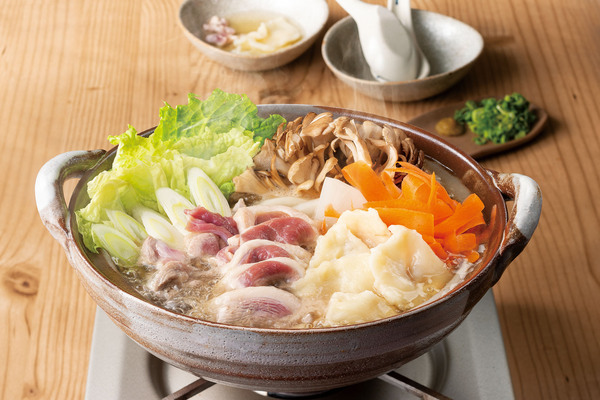 鴨のひっつみ鍋