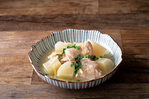 鶏肉と大根の甘酒煮