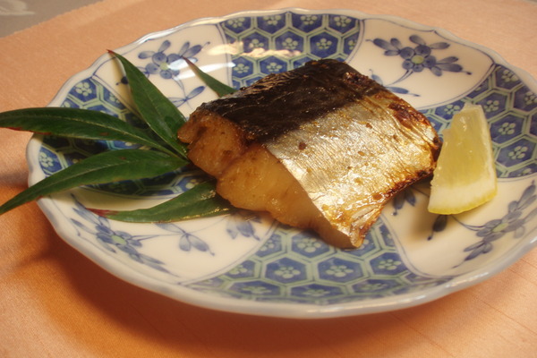 さわらの香味漬け焼き