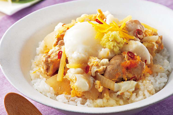 生姜たっぷり親子丼