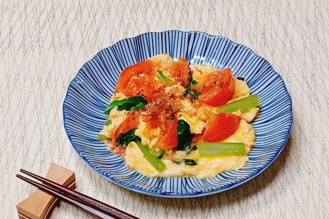 彩り野菜の卵焼き