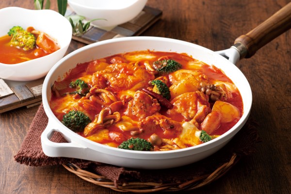 鶏肉のまろやかトマト煮