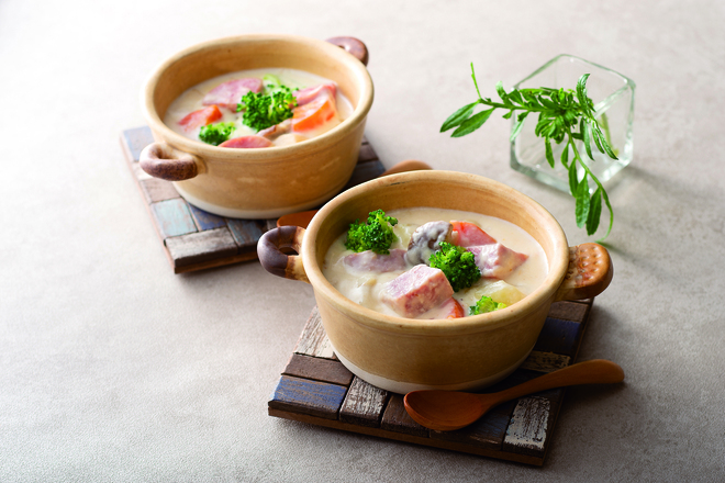 ハムのクリームシチュー