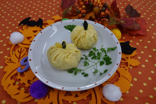 ハロウィンミニオムライス