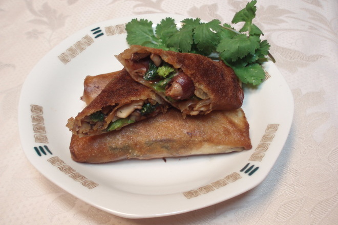 ほたるいかの春巻き