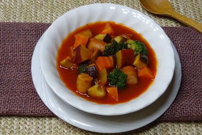 ころころトマトスープ