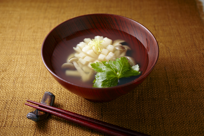 菊花ほたての秋彩椀
