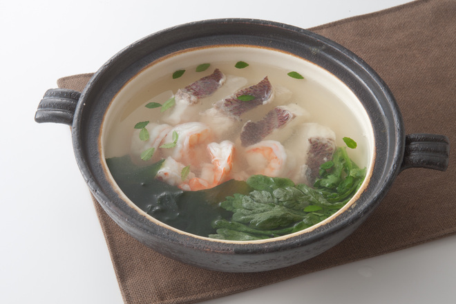 鯛とえびの潮汁