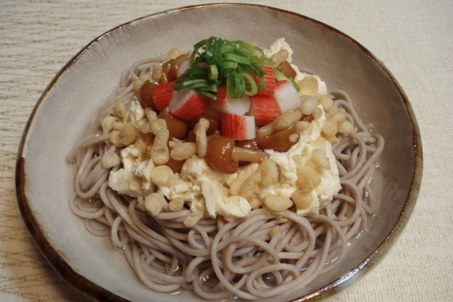 くずし豆腐そば