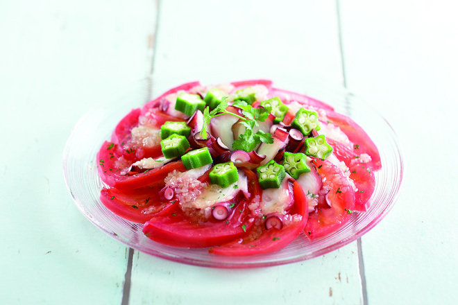 トマトと蛸のマリネ