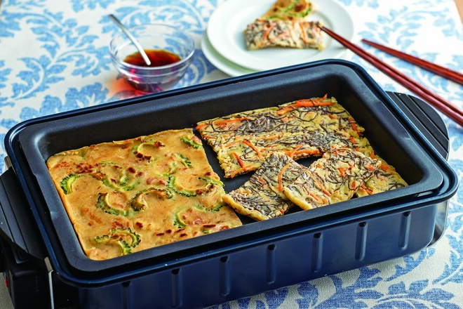 ヒラヤーチー（沖縄風チヂミ）