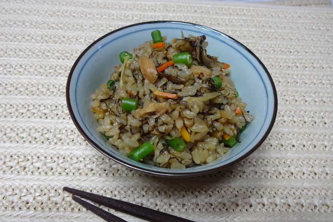 もずくの炊き込みご飯