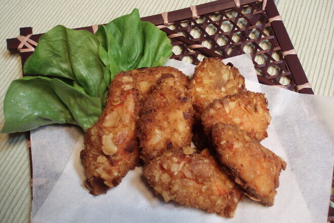 生鮭のアーモンド揚げ