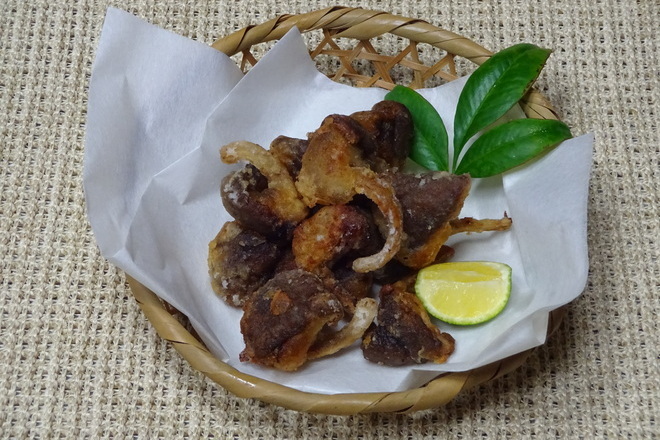 しいたけの竜田揚げ