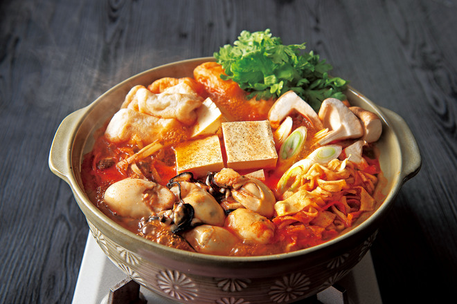 濃厚かきの旨辛鍋