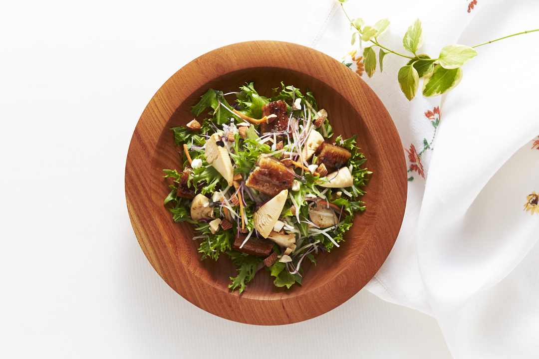 うなぎとたけのこのサラダ