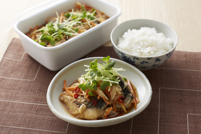 塩さばの南蛮漬け