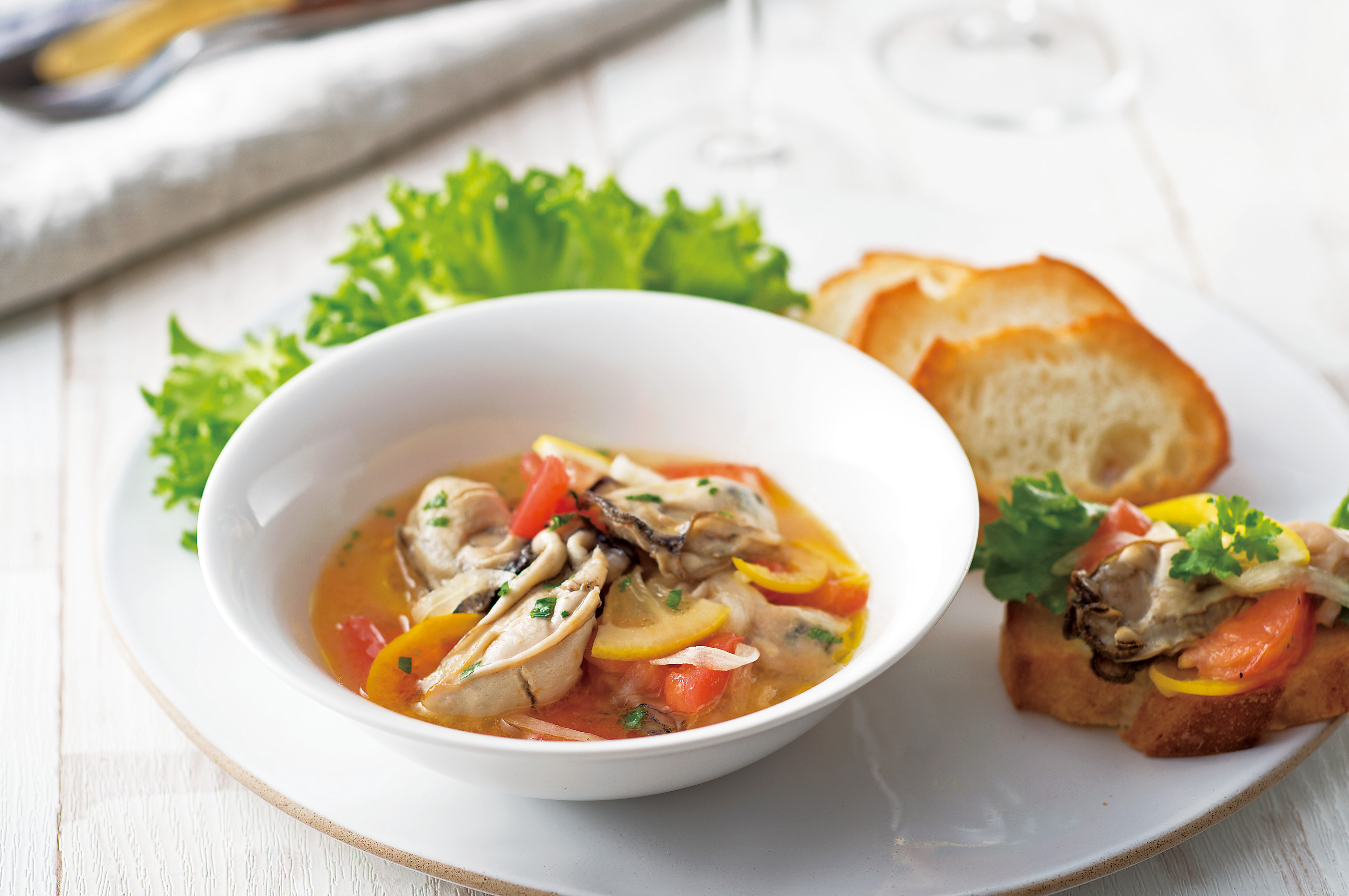 かきとトマトのイタリアンマリネ