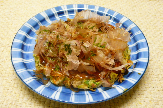 豆腐のお好み焼き