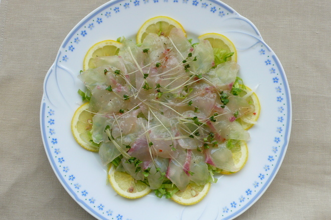 鯛のカルパッチョ