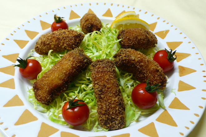 薄切り肉の味つきトンカツ