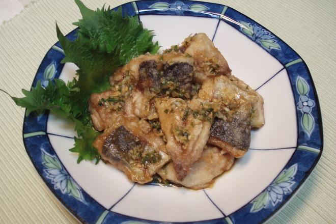 サクサク魚の薬味だれ