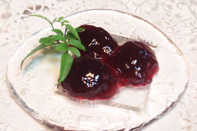 グレープわらび餅