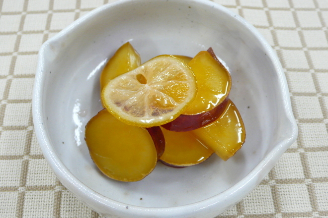 さつまいものレモン煮