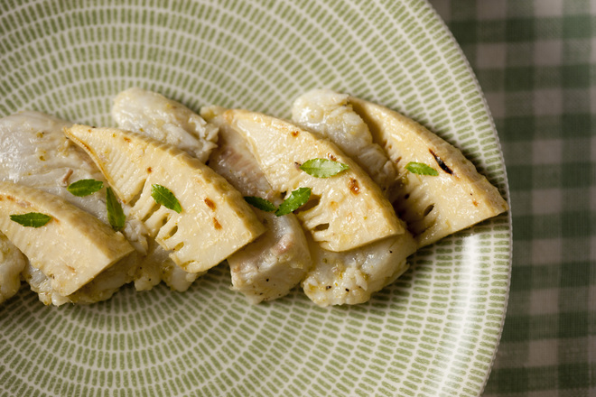 たけのこと鯛のマリネ