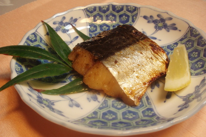 さわらの香味漬け焼き
