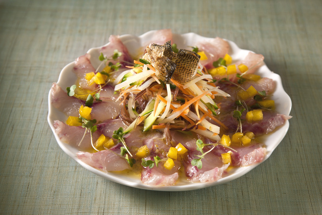 いさきの七福カルパッチョ