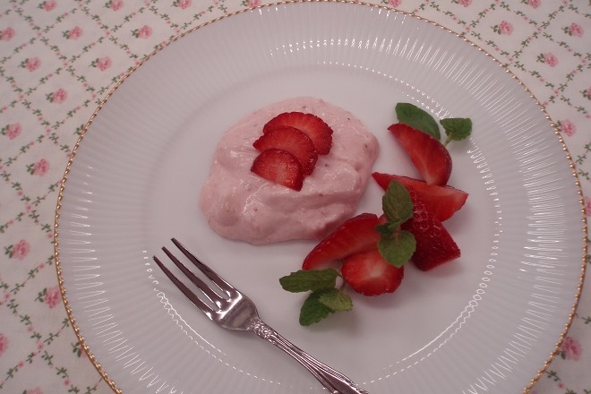 いちごのムース