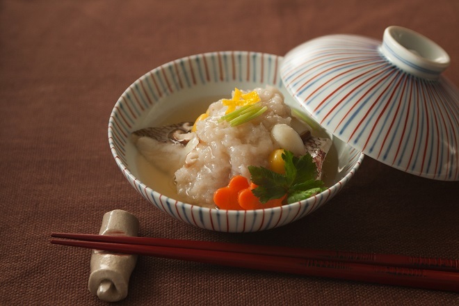 鯛のれんこん蒸し